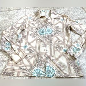 Women’s Vintage Button Up Blouse